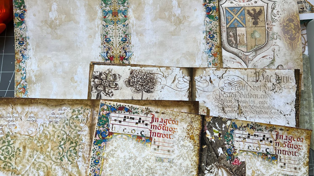 #roxysmedievalmiragemonday DTP 2024 | EP 04 Medieval Fragments | book page tags with belly bands