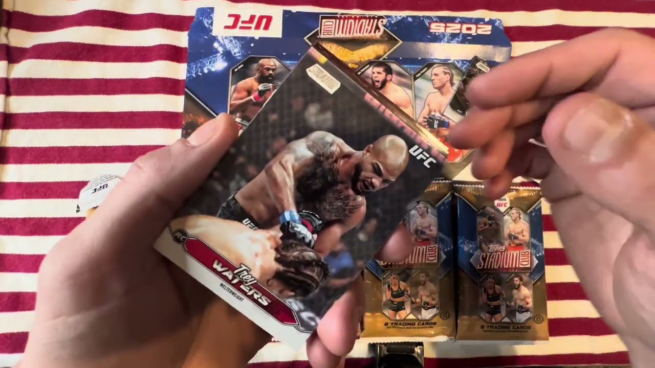 Topps 2025 UFC Stadium Club hobby box 1 pack 1! 