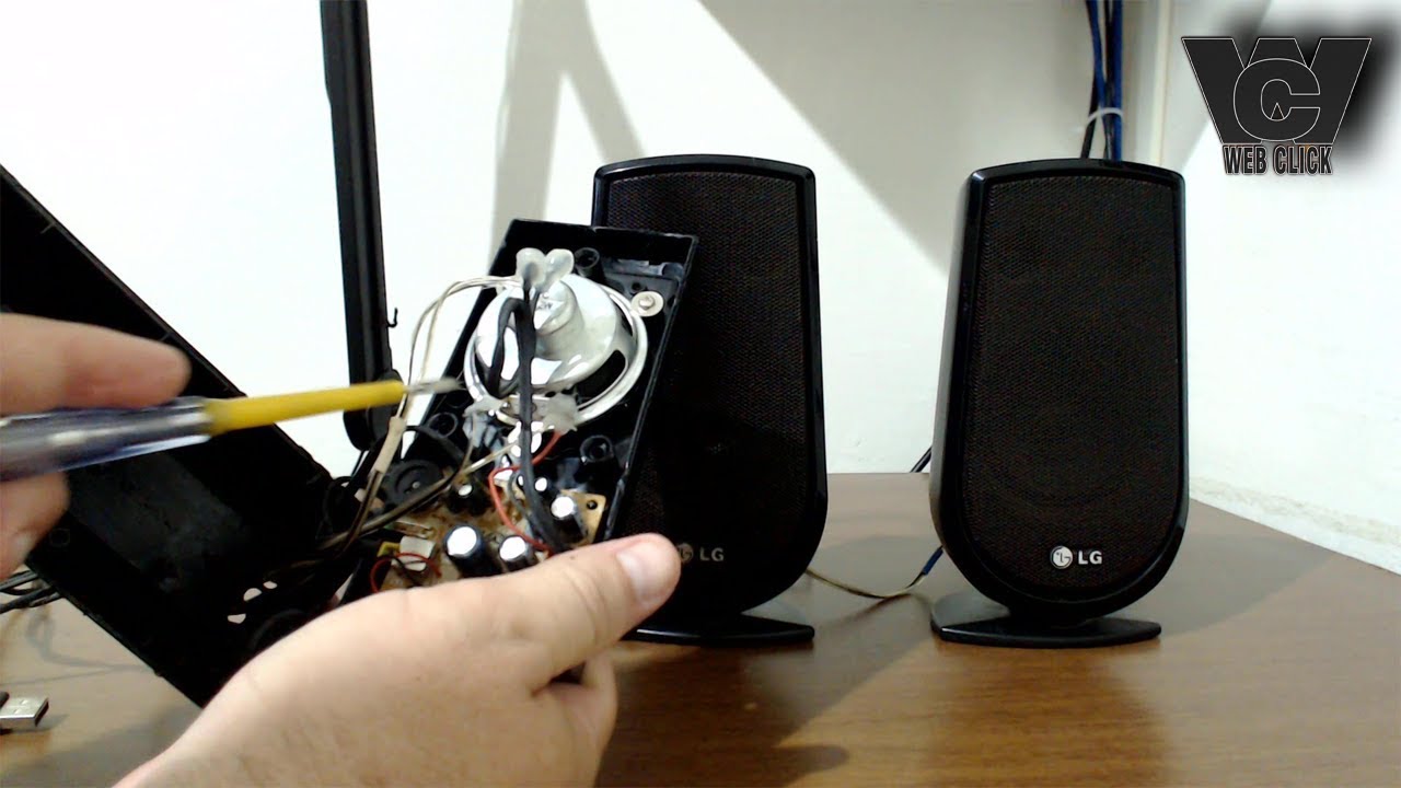 COMO ESTOU REAPROVEITANDO CAIXAS DE SOM DO HOME THEATER NO PC | PARTE 1