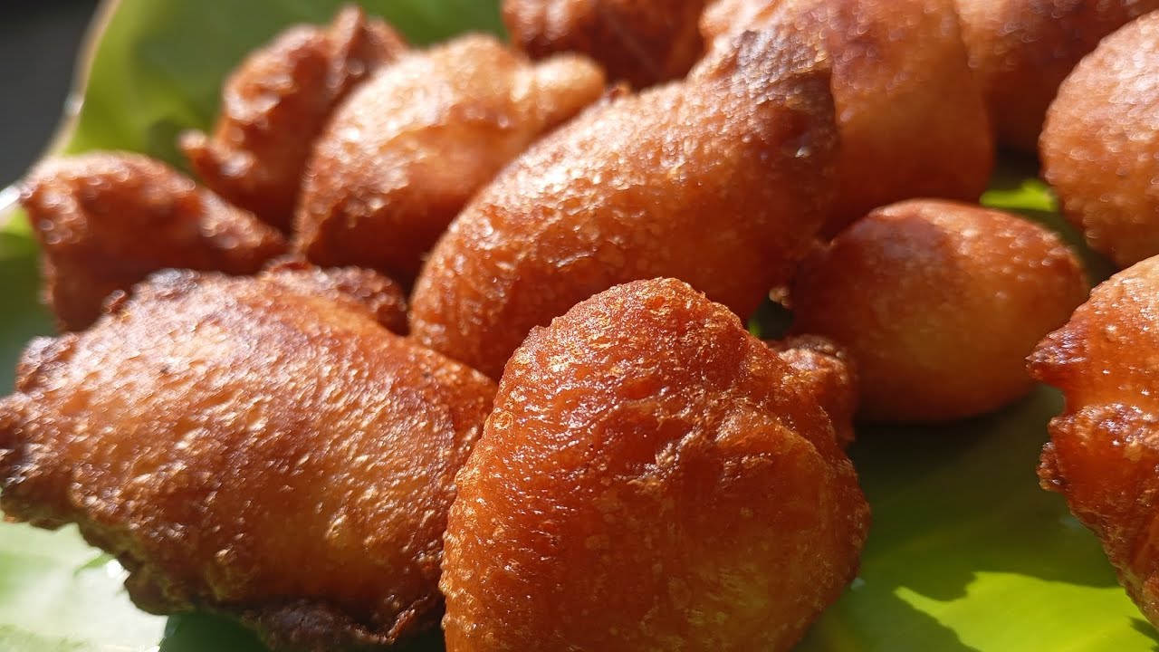 😋விரைவாகச் செய்யக்கூடிய இனிப்பு  போண்டா😋 