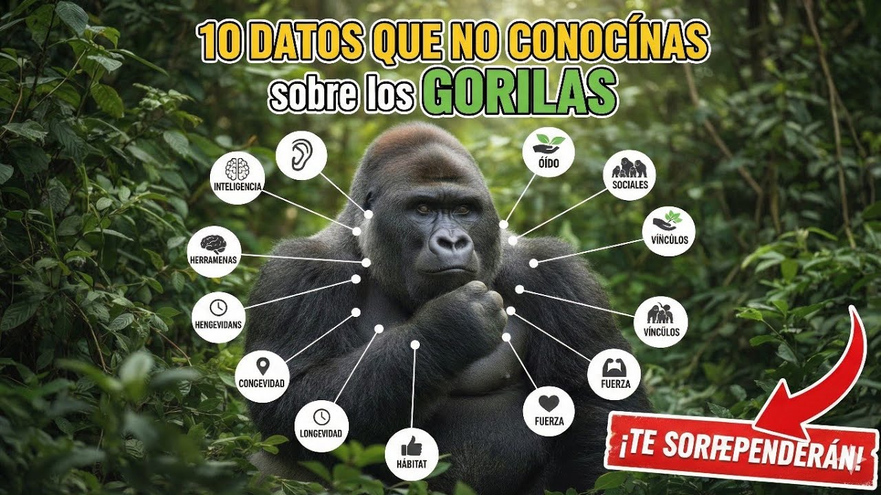 ¿Sabías Esto? 10 Datos Fascinantes sobre los Gorilas