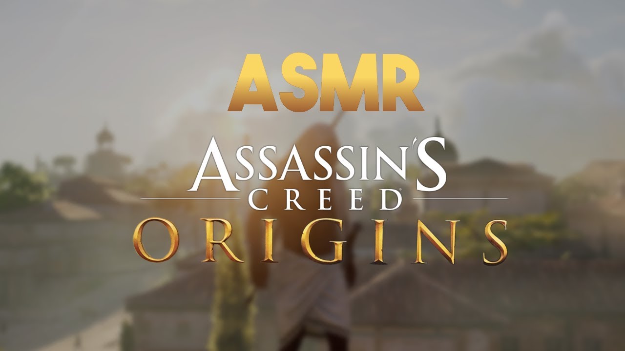 ASMR Gaming: Assassin's Creed: Origins (Gum Chewing) [4K Subs!]