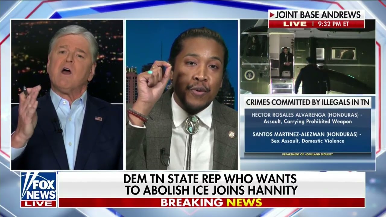 Justin Jones Goes Toe to Toe with Sean Hannity on the ABOLISHMENT of ICE