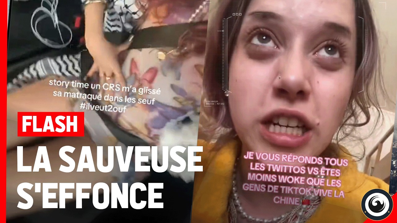 LA SAUVEUSE BLANCHE PETE UN CABLE CONTRE LES ANTIFA & SE MANGE UN CONTRE UNO WOKE C'EST LA TRAHISON