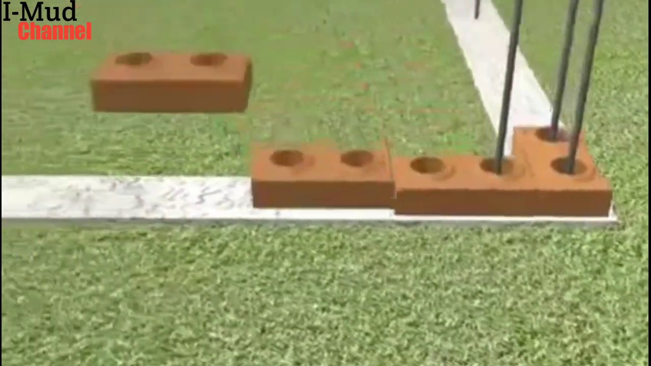 How to Install Interlocking Bricks - Animation