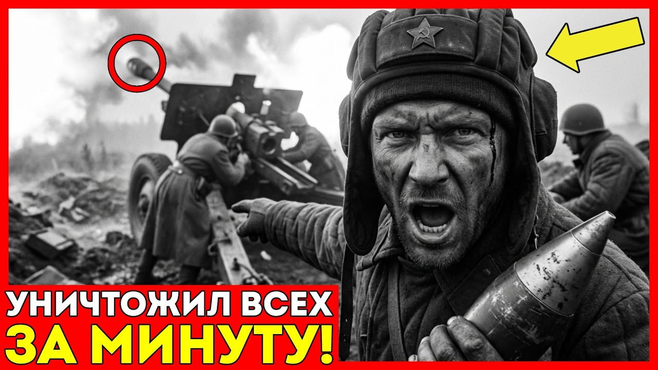 ПОЛК СС ПЕРЕСТАЛ СУЩЕСТВОВАТЬ ЗА 5 МИНУТ! Якутский охотник НАУЧИЛ АРТИЛЛЕРИСТОВ ЗАПРЕЩЁННОМУ приёму!