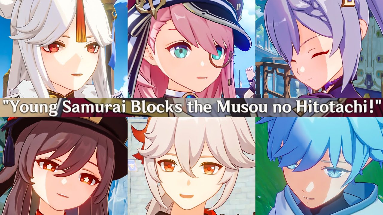CHARLOTTE Meets KAZUHA, HU TAO, KEQING, NINGGUANG & CHONGYUN in Liyue Cutscene Genshin Impact