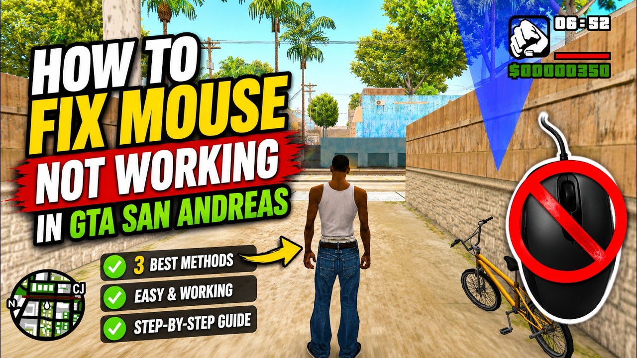 Fix Mouse in GTA San Andreas &ndash; 3 Best Methods