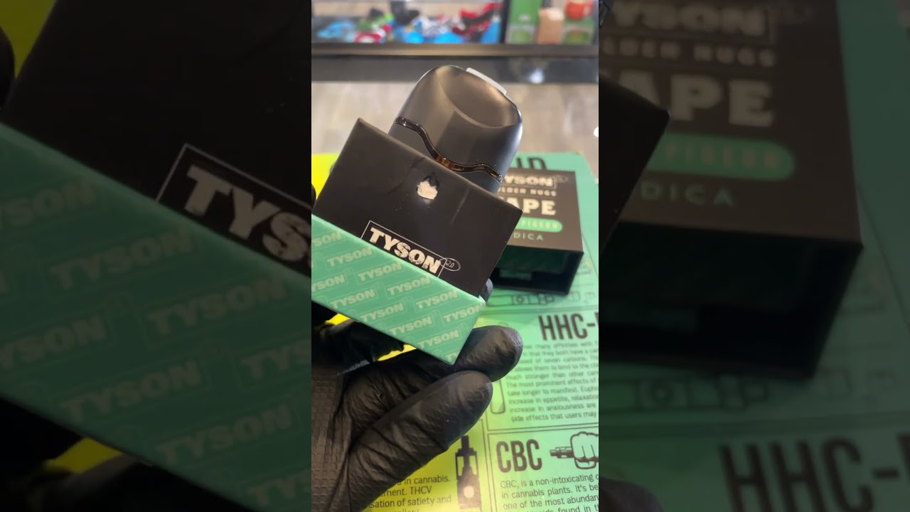 Mike Tyson 2.0 Golden Nugs Vape #thcp #thcb #thc #disposable #vape