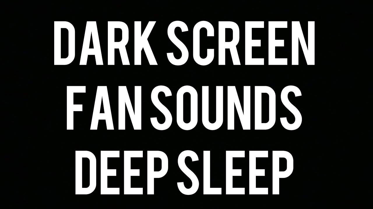 Fan Sounds for Deep Sleep | Steady Airflow Noise | White Noise ASMR