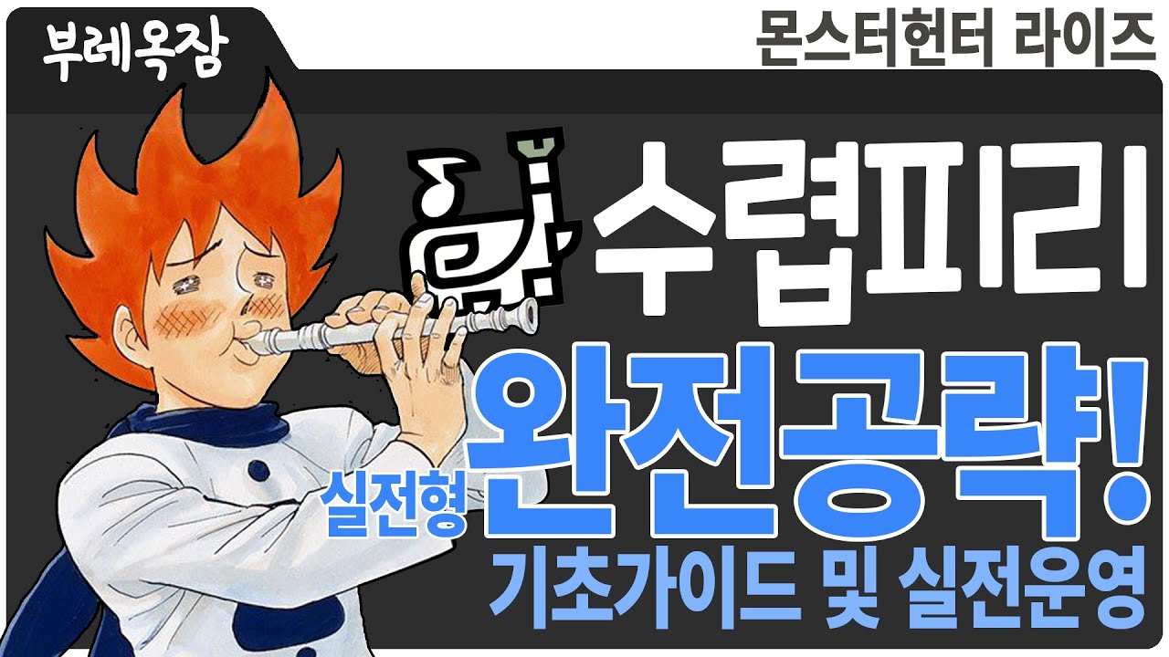 [몬스터 헌터 라이즈 MH rise] 수렵피리 실전형 완전 공략(기초 가이드 및 실전 운영)