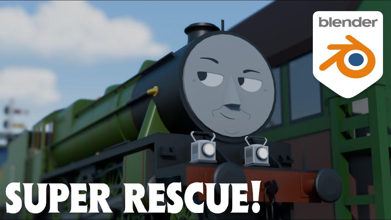 SUPER RESCUE REANIMATED! (PART 1) animated in blender!