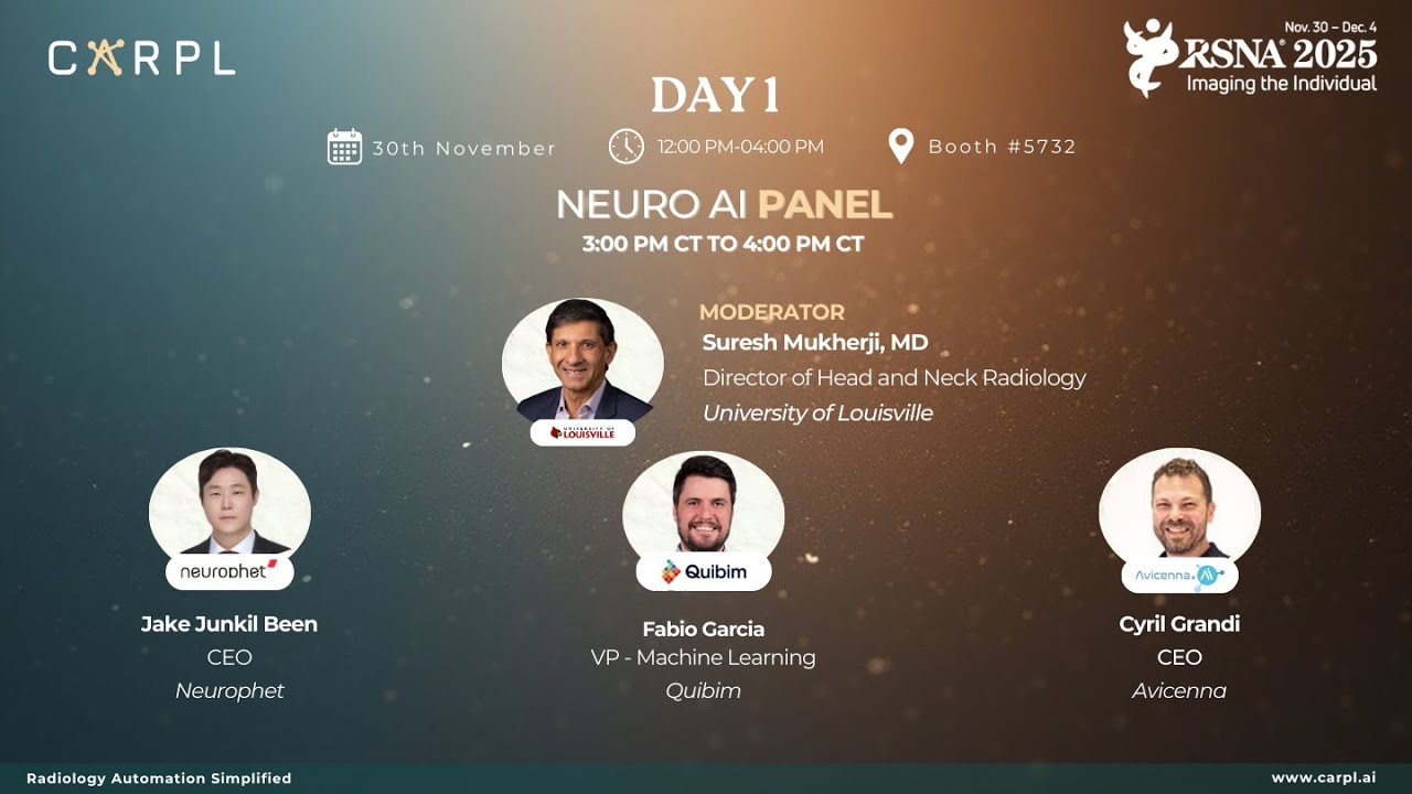 Current State & Future of Neurology AI | RSNA'25 | CARPL.ai