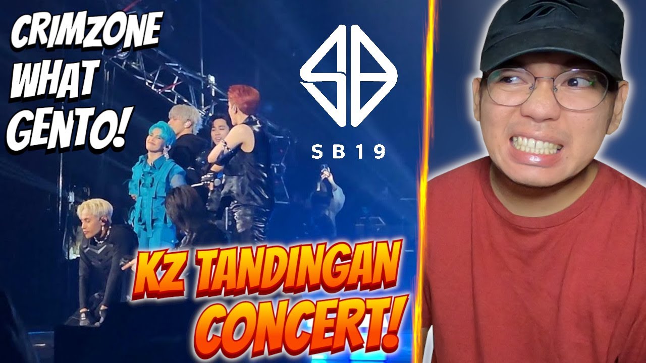 UNEXPECTED GENTO BY KZ TANDINGAN! GRABENG PASABOG NA CONCERT DAHIL SA SB19│CRIMZONE, WHAT & GENTO