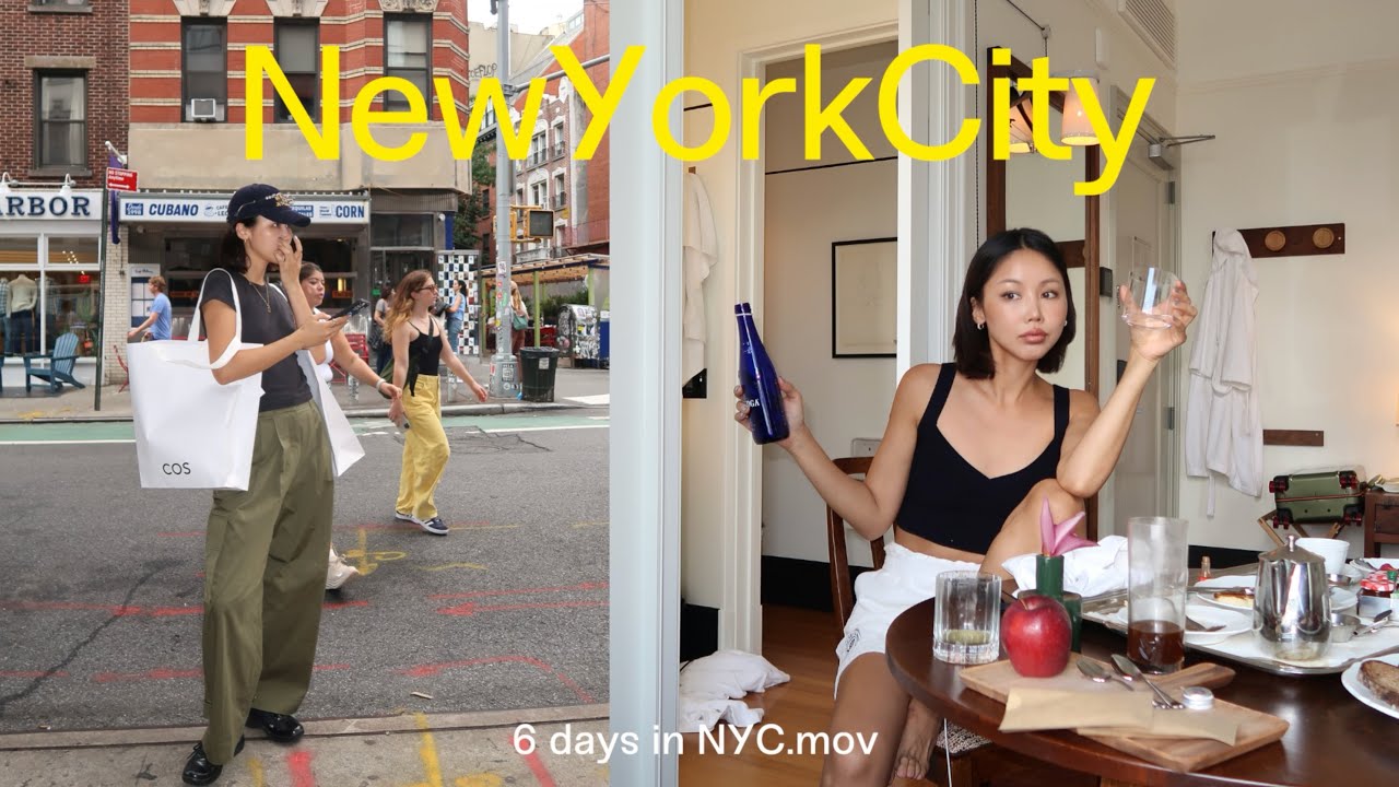 6 DAYS IN NYC 3년만에 뉴욕! 마음에 쏙 드는 호텔, 좋아하는 파크들, 첫 뉴욕패션위크 & C🍎S