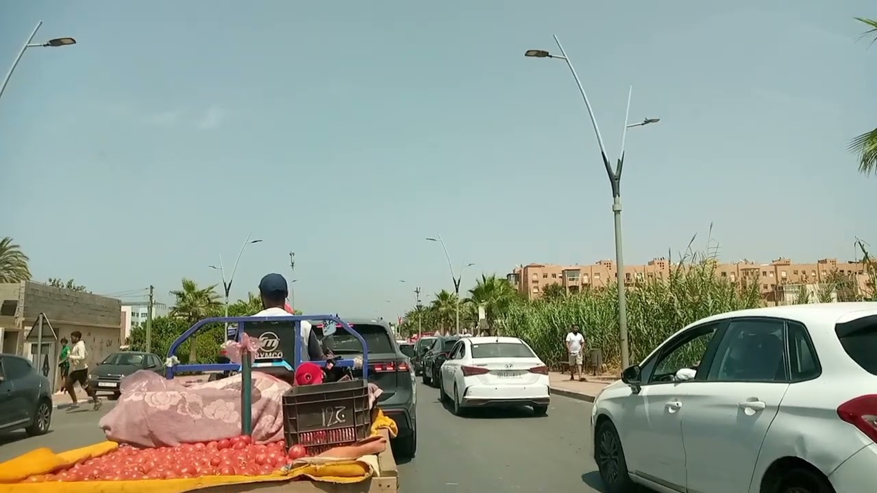 جولة في مدينة المحمدية اتجاه المنصورية 😍