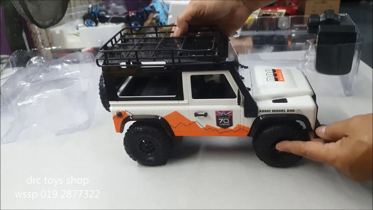 MN D99 4x4 scale 1/12 unboxing and test