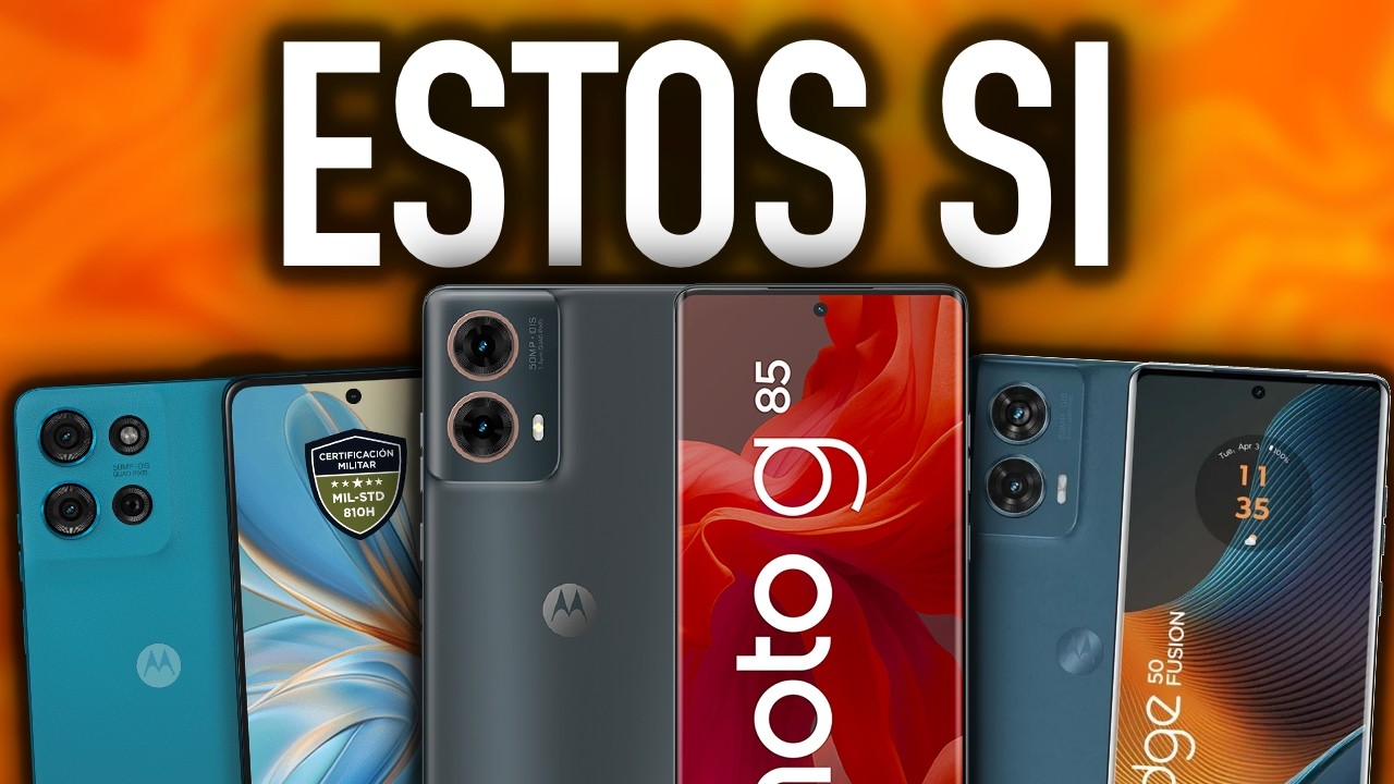 Los MEJORES CELULARES MOTOROLA para COMPRAR en 2025 (calidad/precio REAL)