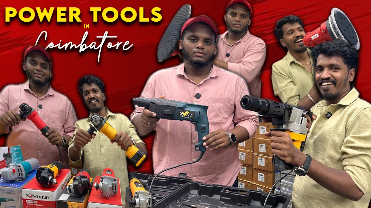 Cheapest Power tools market | tools wholesale market | coimbatore power tolls market