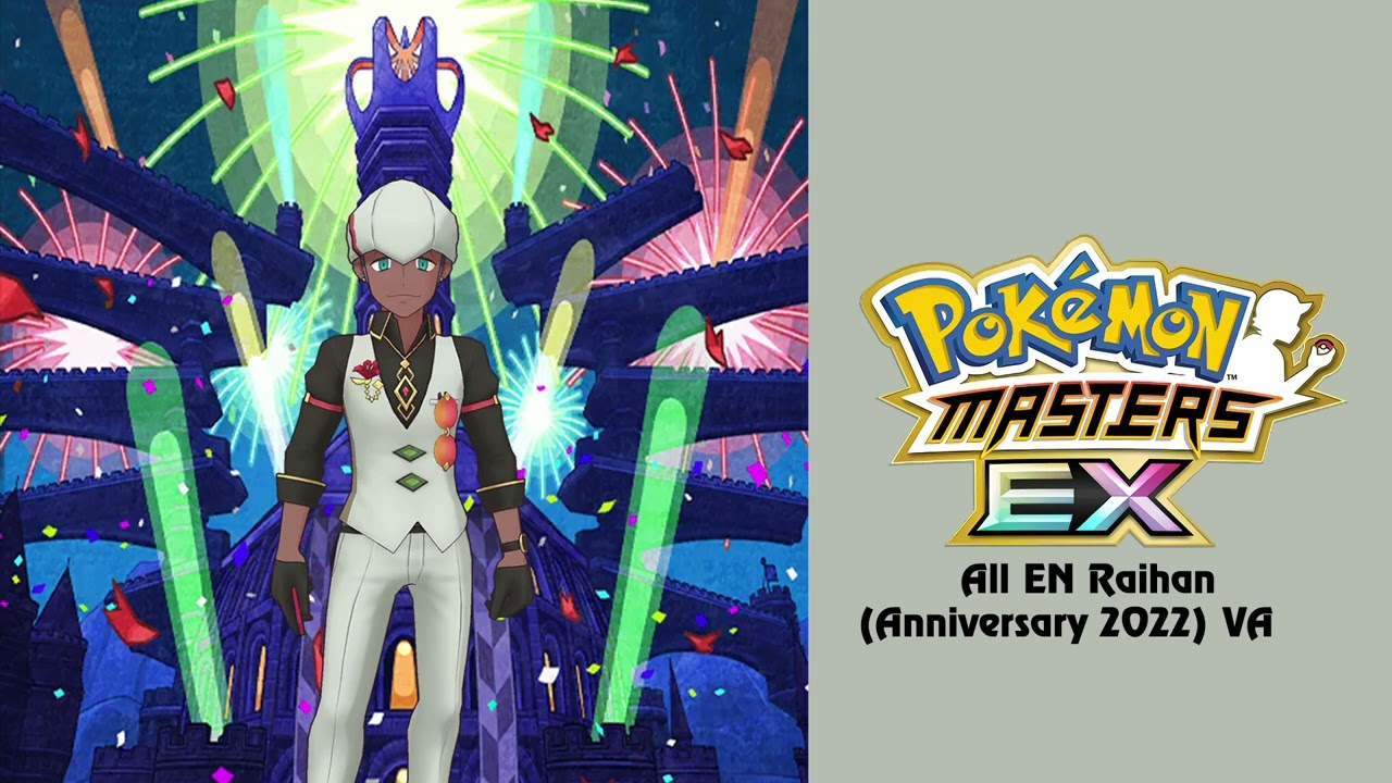 🎙️ All Raihan (Anniversary 2022) English VA (Pokémon Masters EX) HQ 🎙️