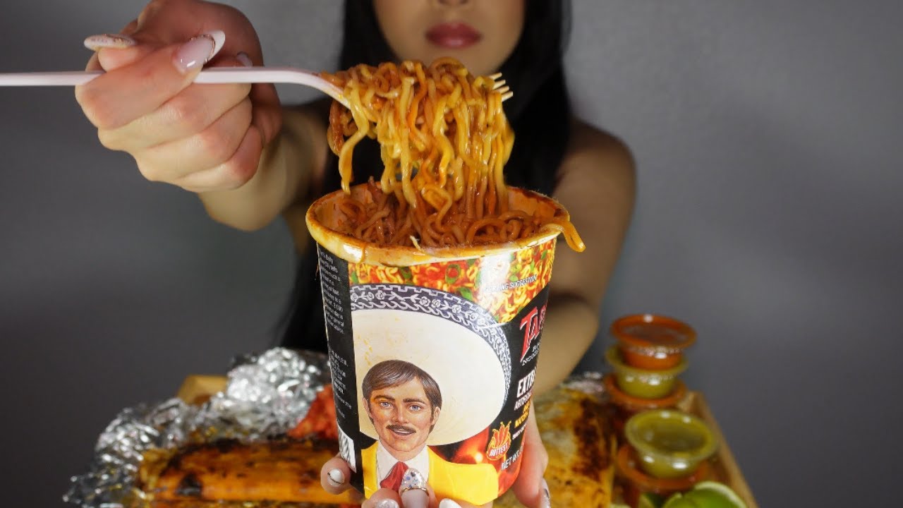 Mexican Food Mukbang! | CHEESY BIRRIA TACOS, BIRRIA RAMEN, ASADA BURRITO +