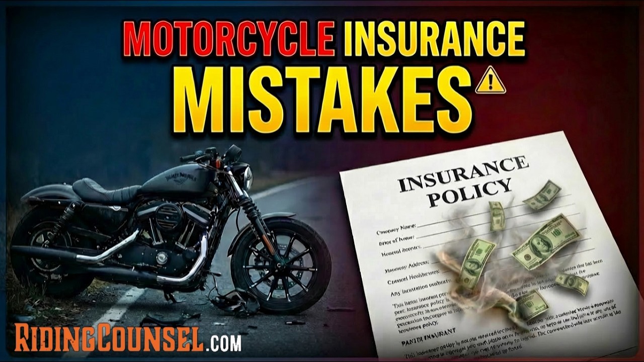 Motorcycle Insurance Mistakes That Cost You $ | NY Motorcycle Lawyers