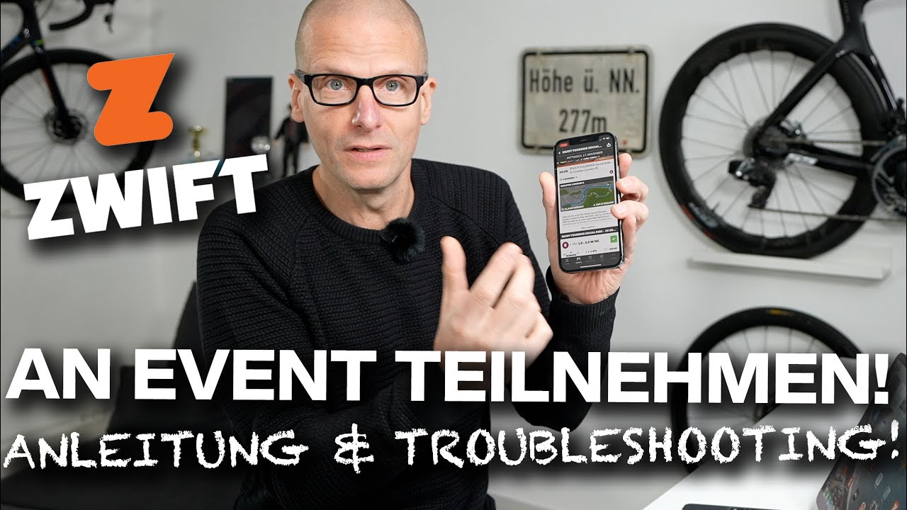 An ZWIFT Event teilnehmen - Wie geht das? Anleitung & Troubleshooting