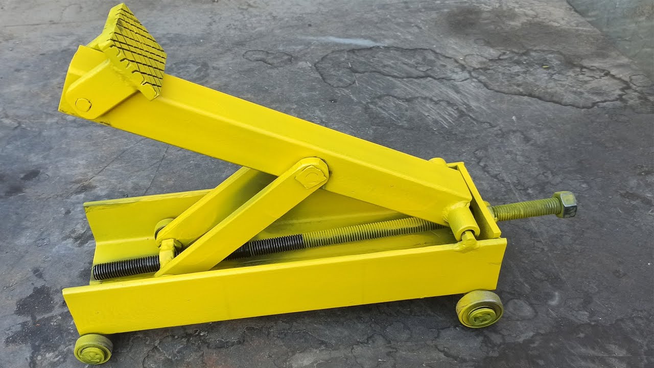 How to make a DIY CAR lift Jack No.3 from workshop scrap
