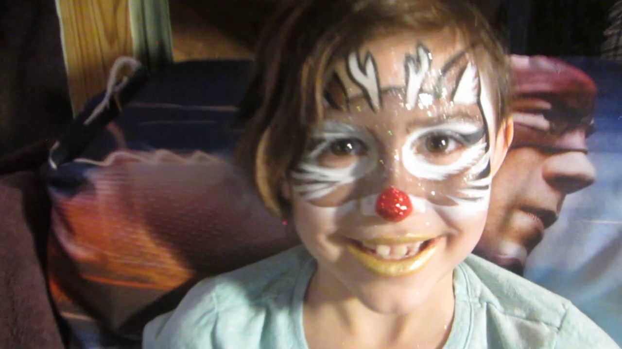 Facepainting RUDOLPH!!!