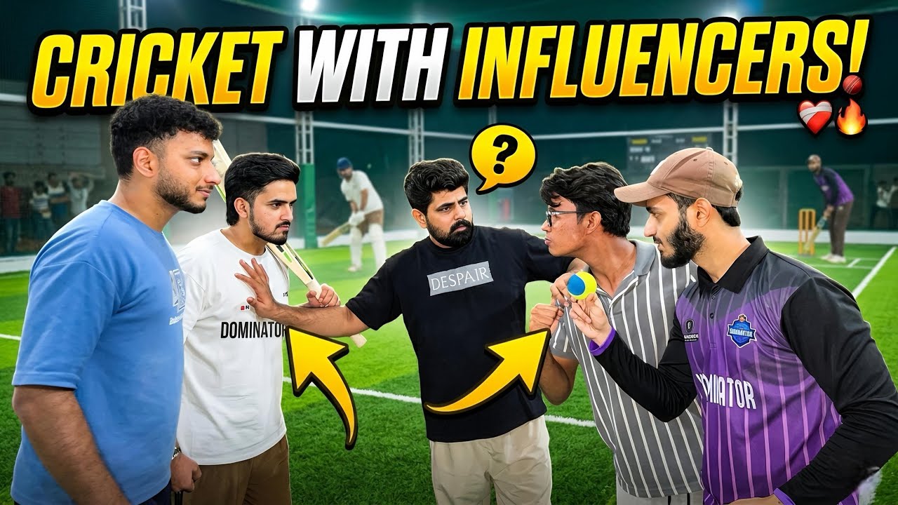 Influencers Cricket Match&hellip;😍|The Most Entertaining Cricket&hellip;😂|
