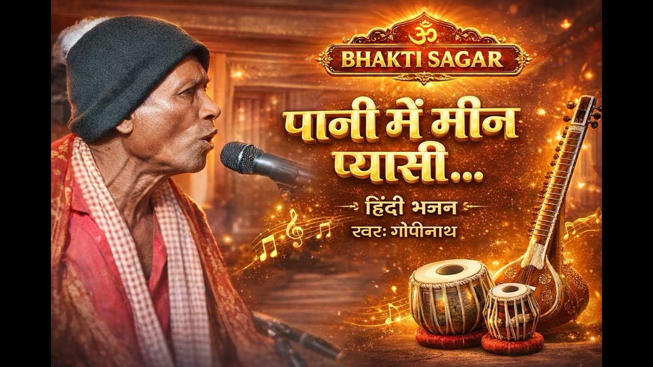 પાની મે મીન પ્યાસી રે. સુપરહિટ હિન્દી  mp3 ભજન ગોપીનાથ