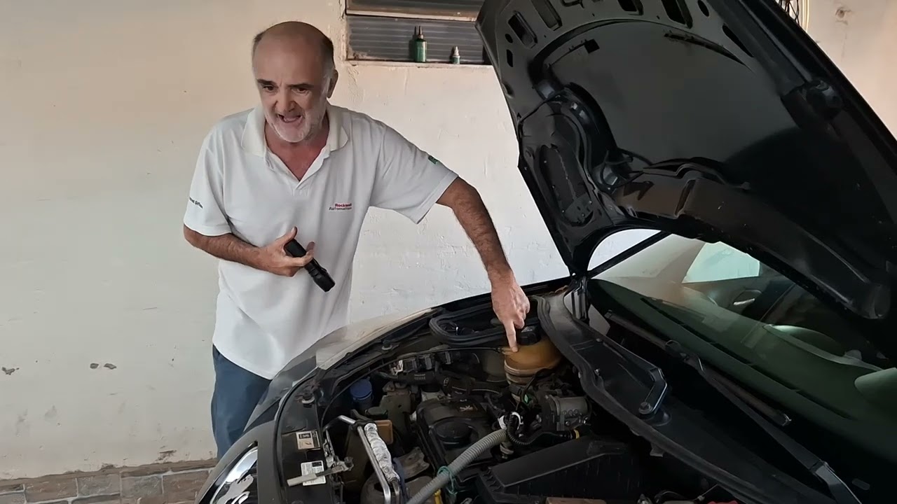 Sumindo e baixando água do radiador do peugeot 206/207 1.4