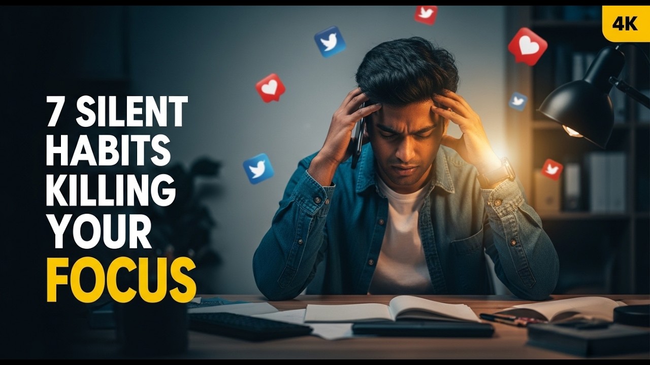 7 Silent Habits That Are Destroying Your Focus | 1% at a Time
