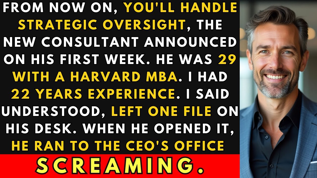 The New Consultant Made Me Step Down - Then He Found The File I Left On His Desk  | Office Revenge