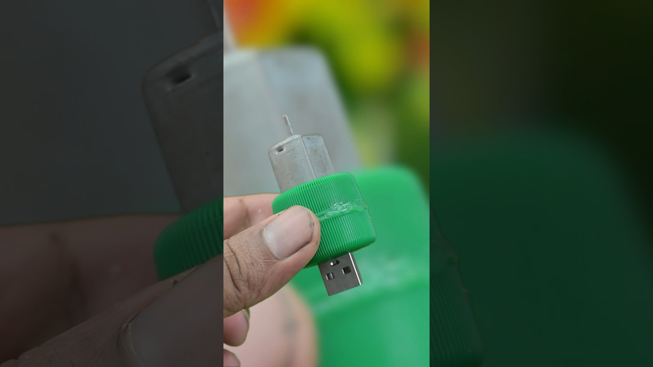 DIY DC Motor Project: How to Make a Mini Fan at Home #shorts #treanding #motor #dcmotor