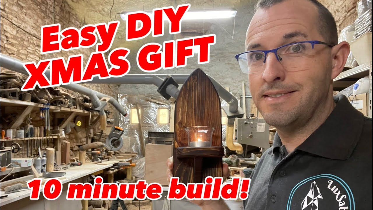 Easy diy xmas project handmade woodwork gift idea