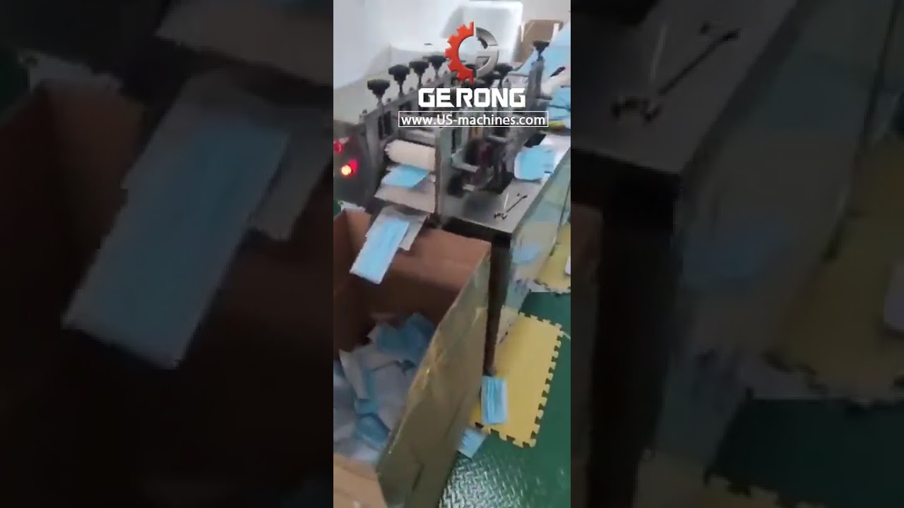 Machine factory full automatic high speed CE manufacturer flat face mask making machine production l
