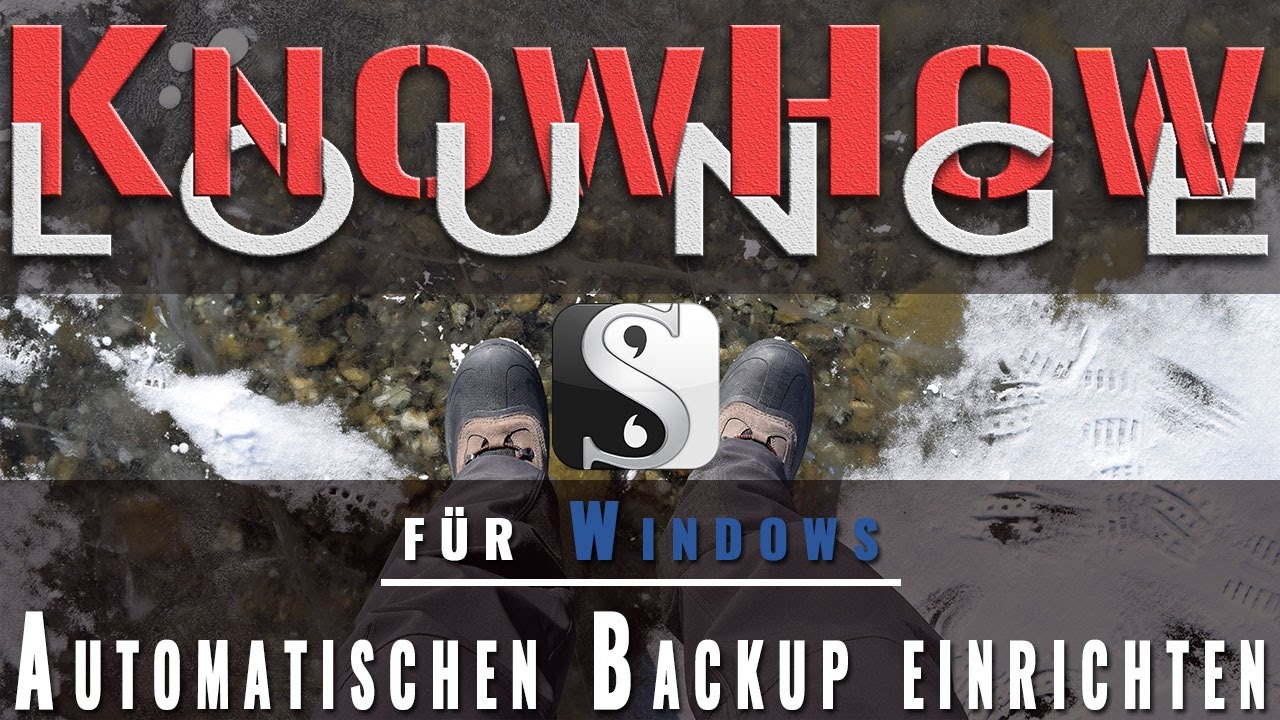 Scrivener Tutorial Deutsch Windows - Automatischen Backup einrichten