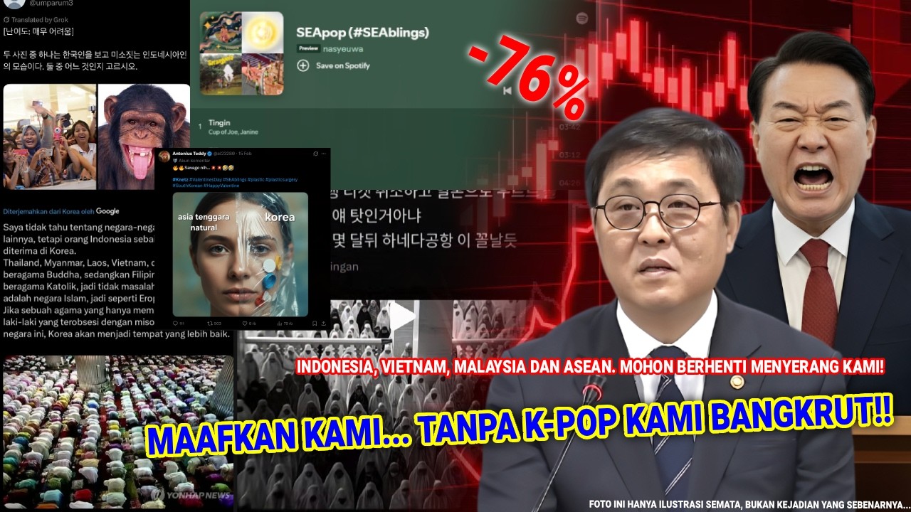 🔴 Hina Indonesia Korsel Terancam Bangkrut !! 16.000 Tiket K-Pop Tak Laku Imbas KNetz vs SEAblings