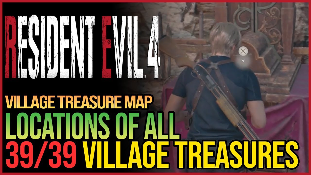 All 39 Village Treasures Resident Evil 4 Remake - Bandit Achievement