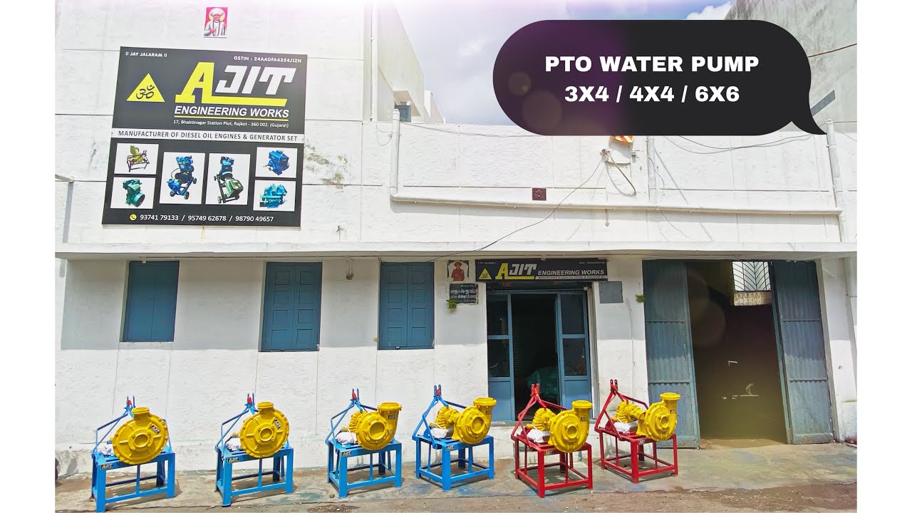PTO WATER PUMPS 4X3 / 4X4 / 6X6 DETAIL INFORMATION | CALL US 📲 09574962678 - 09374179133