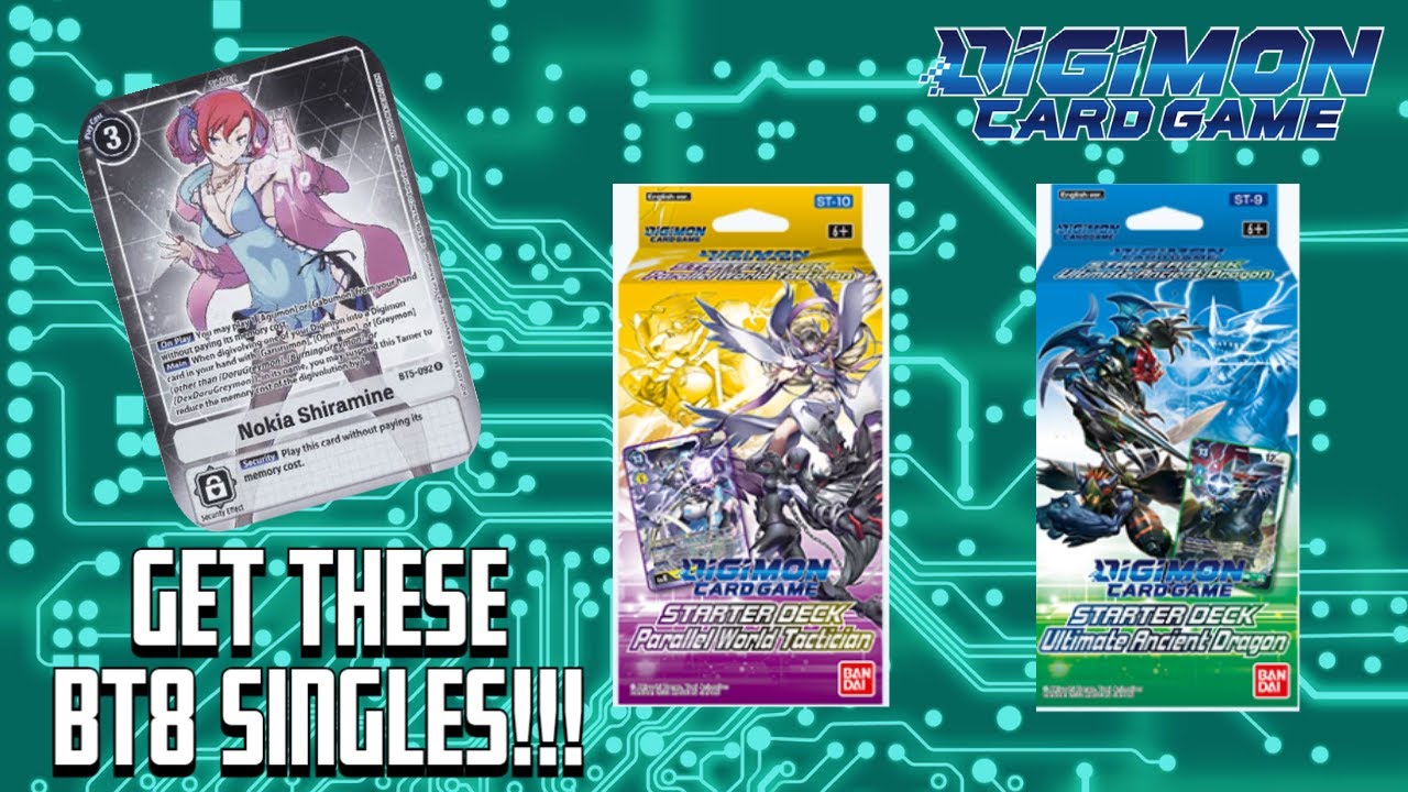 Digimon TCG MarketWatch: Get These BT8 Staples Now!!!