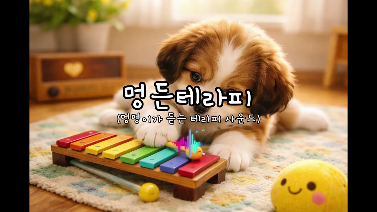 [멍든테라피]강아지 귀에 부담 없는 힐링 테라피 사운드🐾