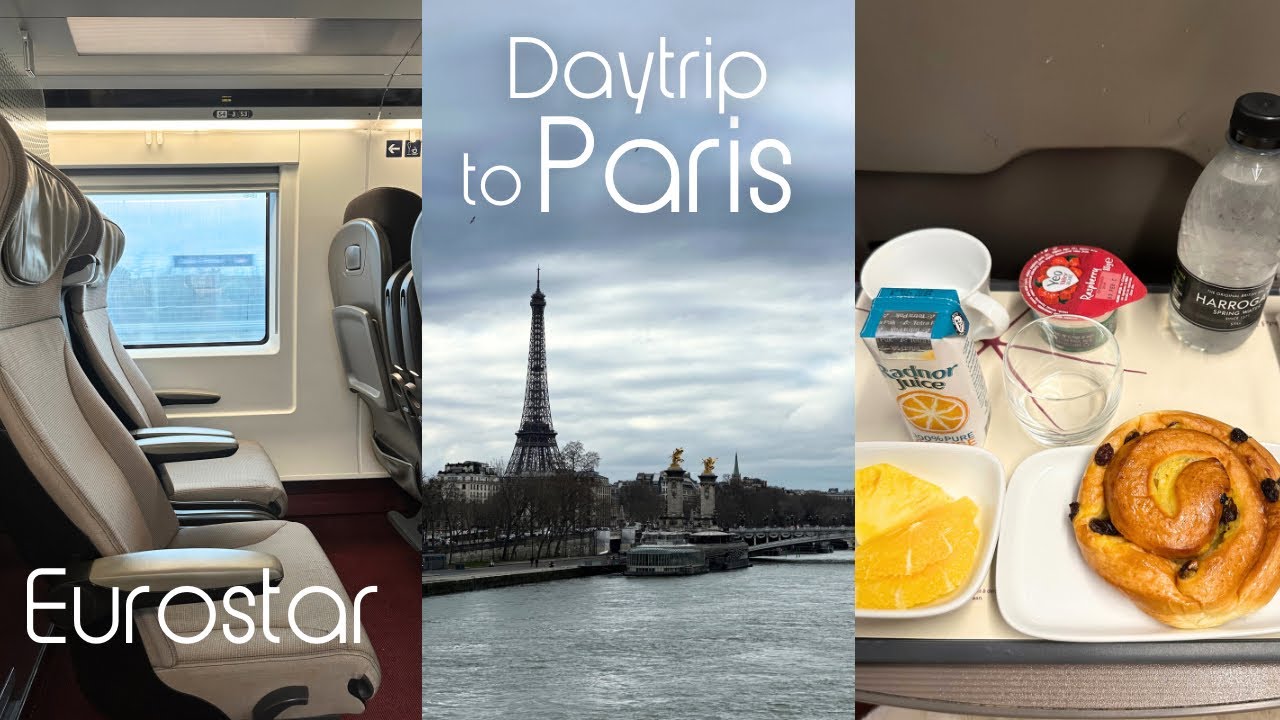 ［ひとり旅］日帰りでパリへ🇫🇷｜ユーロスターでロンドンから国境越え｜少ない時間でもお気に入りの店を巡って楽しむブイログ