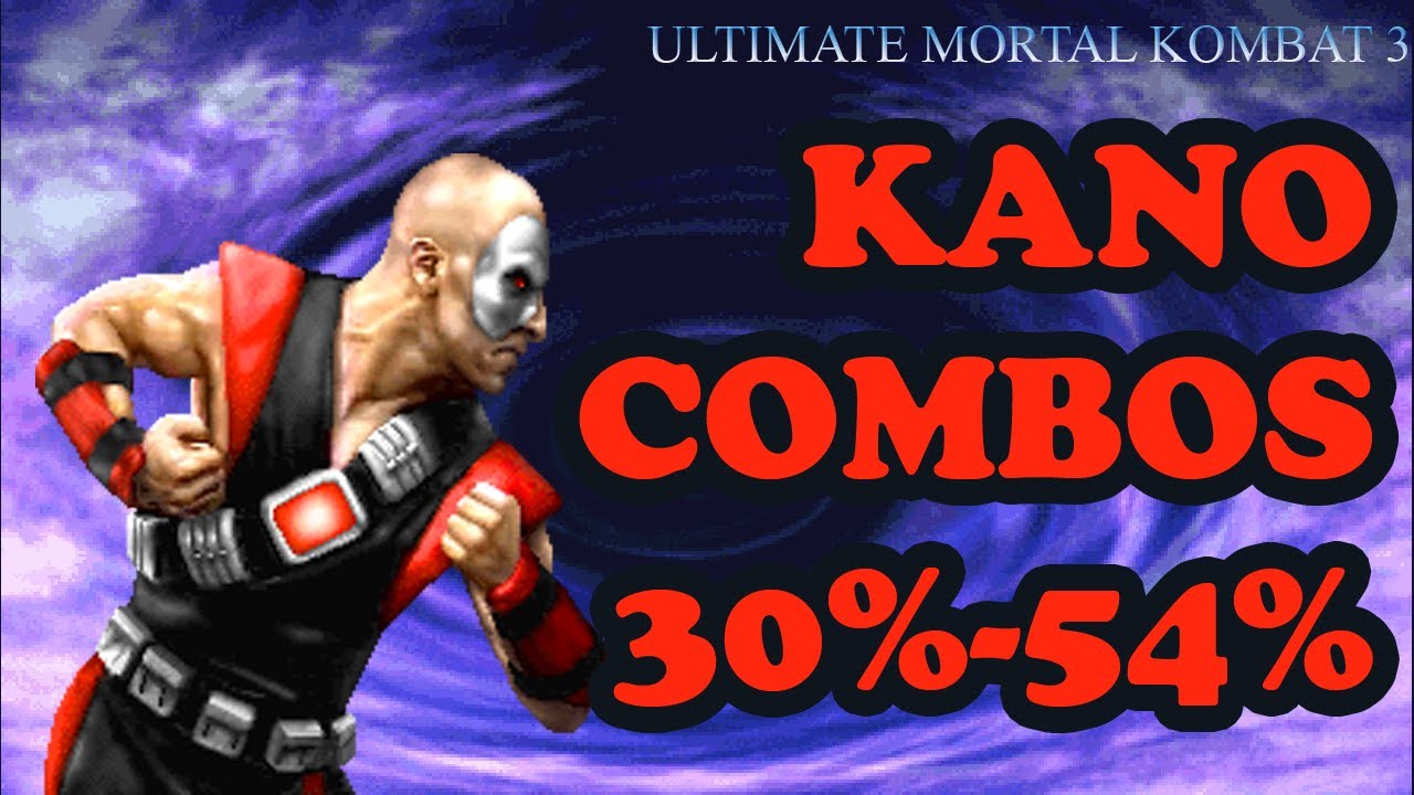 Ultimate Mortal Kombat 3 kano Combos