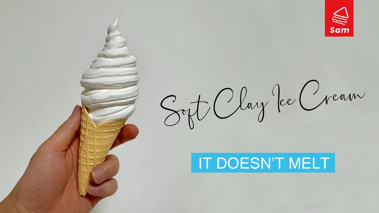 Soft Clay Ice Cream making tutorial