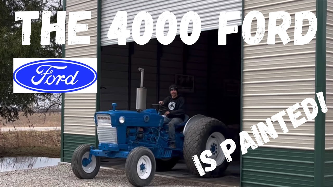 По ферме с Джей Ти. Пробую использовать краскопульт Harbor Freight за 14,99 долларов на своем тра...