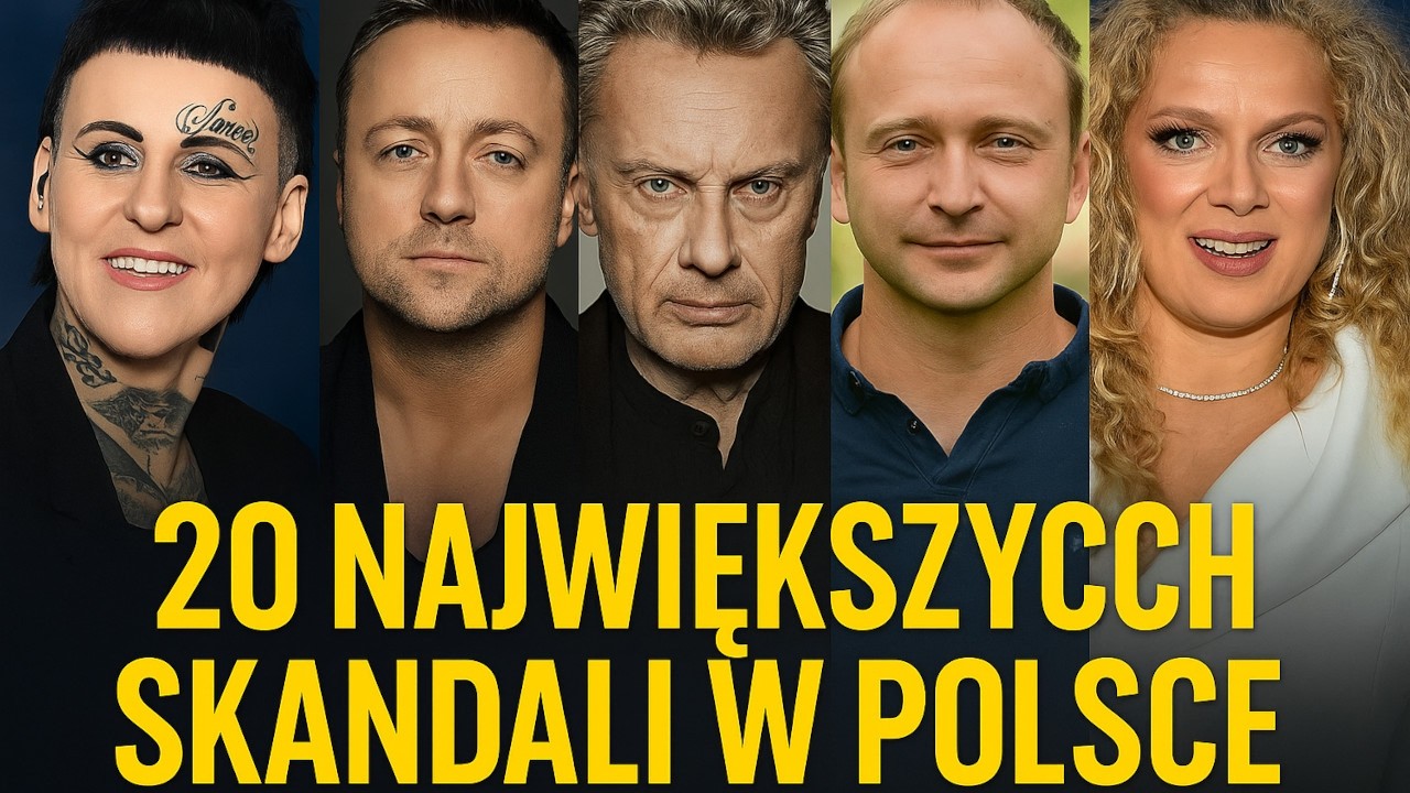 20 NAJWIĘKSZYCH SKANDALI, KTÓRE WSTRZĄSNĘŁY POLSKĄ! | Zdrady, Afery i Upadki Gwiazd