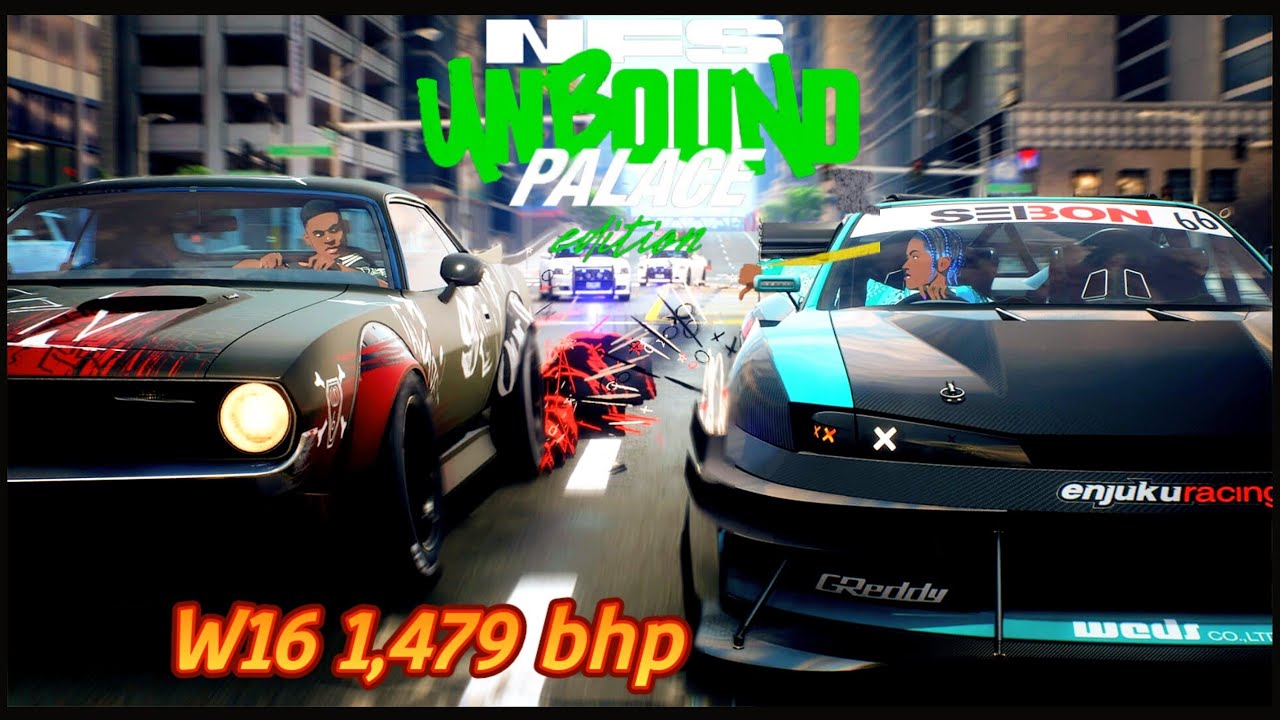 NFS Unbound - ALL 7 Cars With Bugatti Engine W16