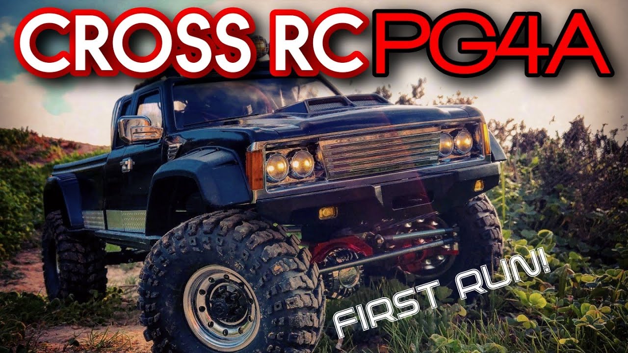 CROSS RC PG4A, THE FIRST RUN!